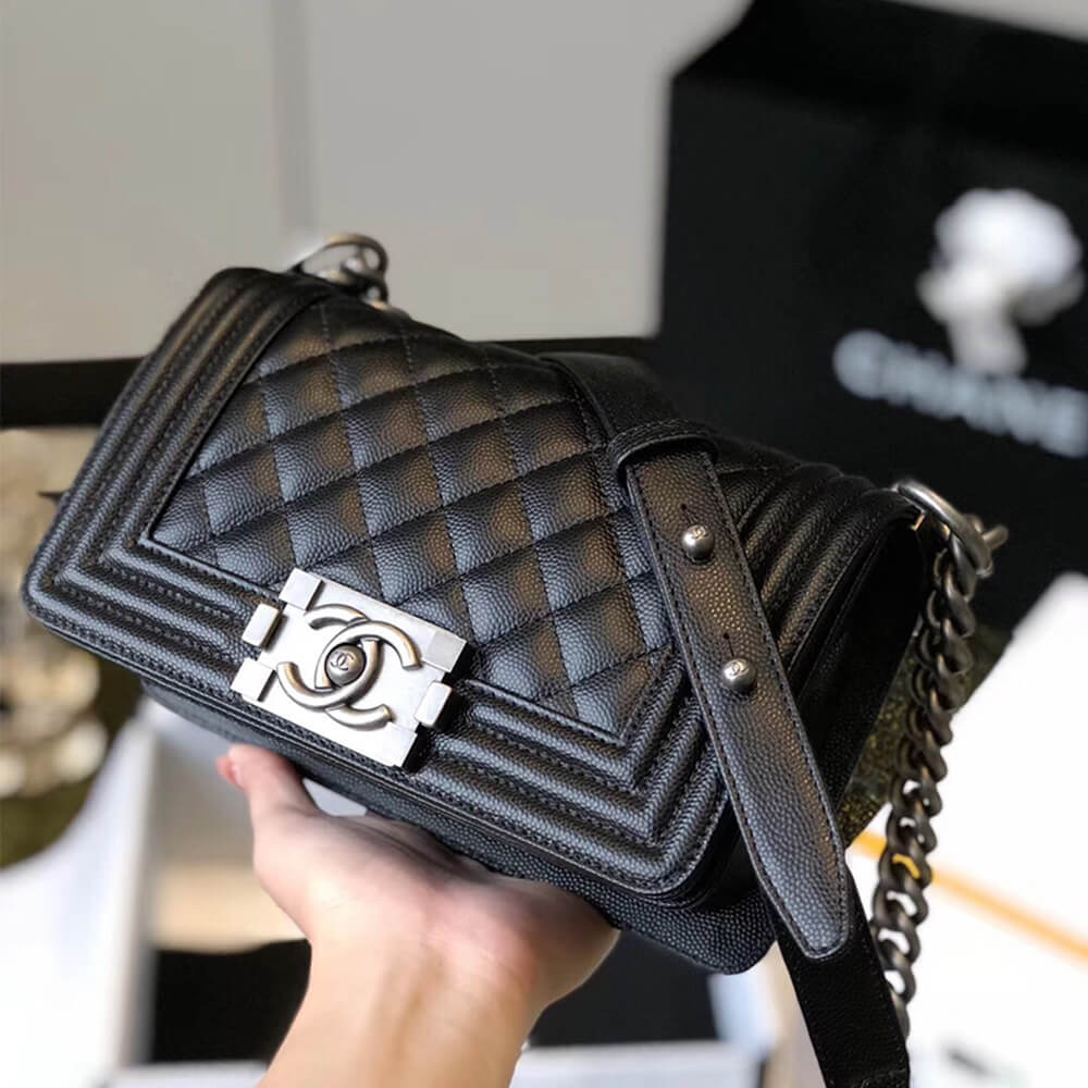 SMALL BOY Ch**el HANDBAG
