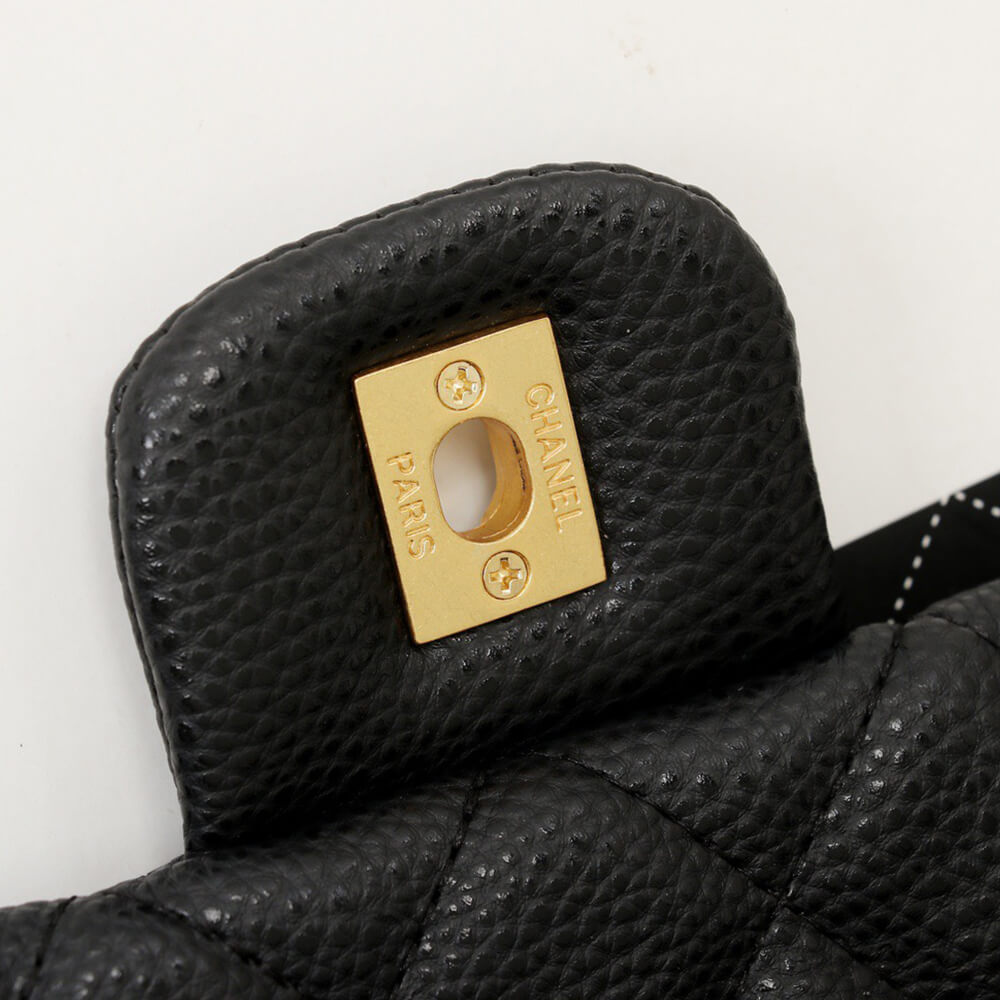 Ch**el Travel Flap Bag Black