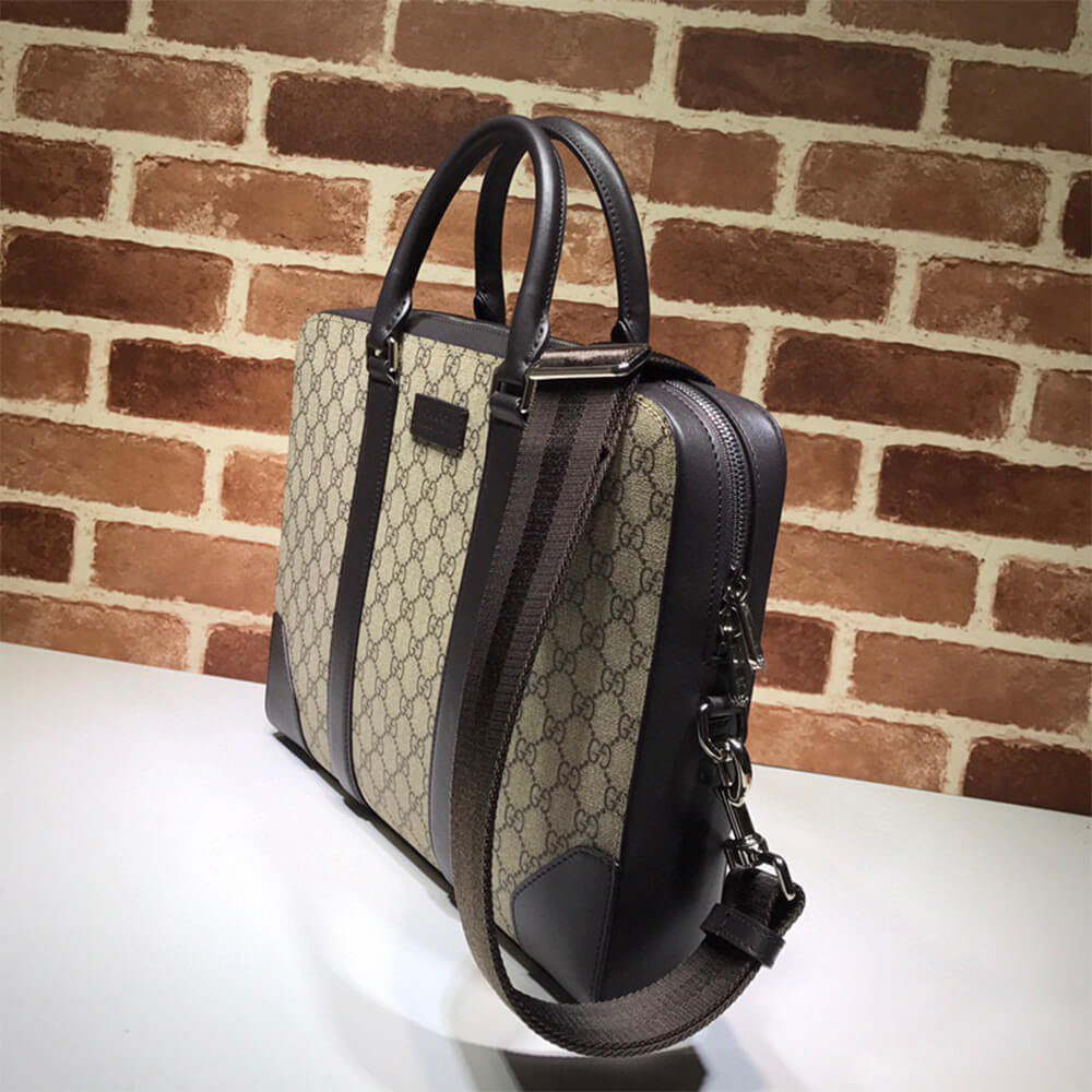 Gvc*1 GG Beige Briefcase