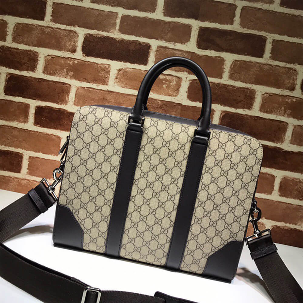 Gvc*1 GG Beige Briefcase