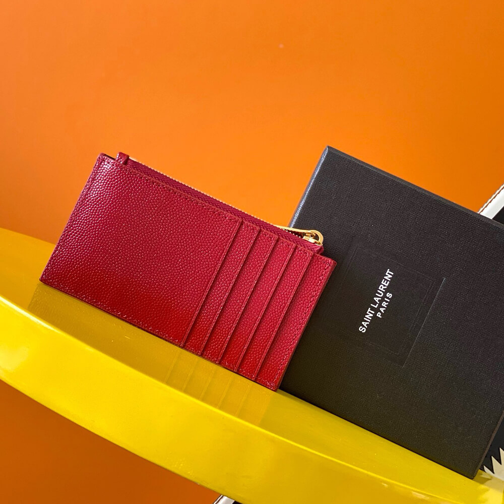 Y51 CASSANDRE MATELASSÉ FRAGMENTS ZIPPED CARD CASE(HIGH-END GRADE)