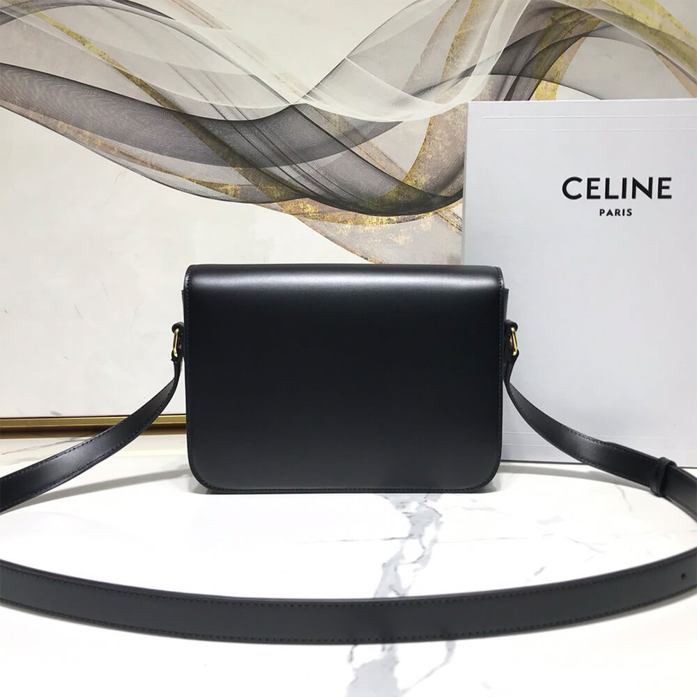 Ce1i*e CLASSIQUE TRIOMPHE BAG IN SHINY CALFSKIN(HIGH-END GRADE)