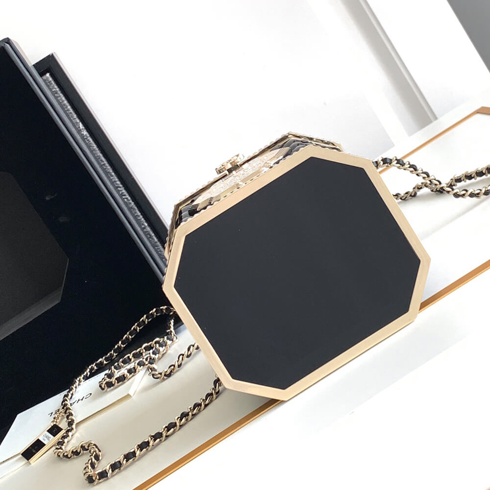 Ch**el TEA BOX MINAUDIERE(HIGH-END GRADE)