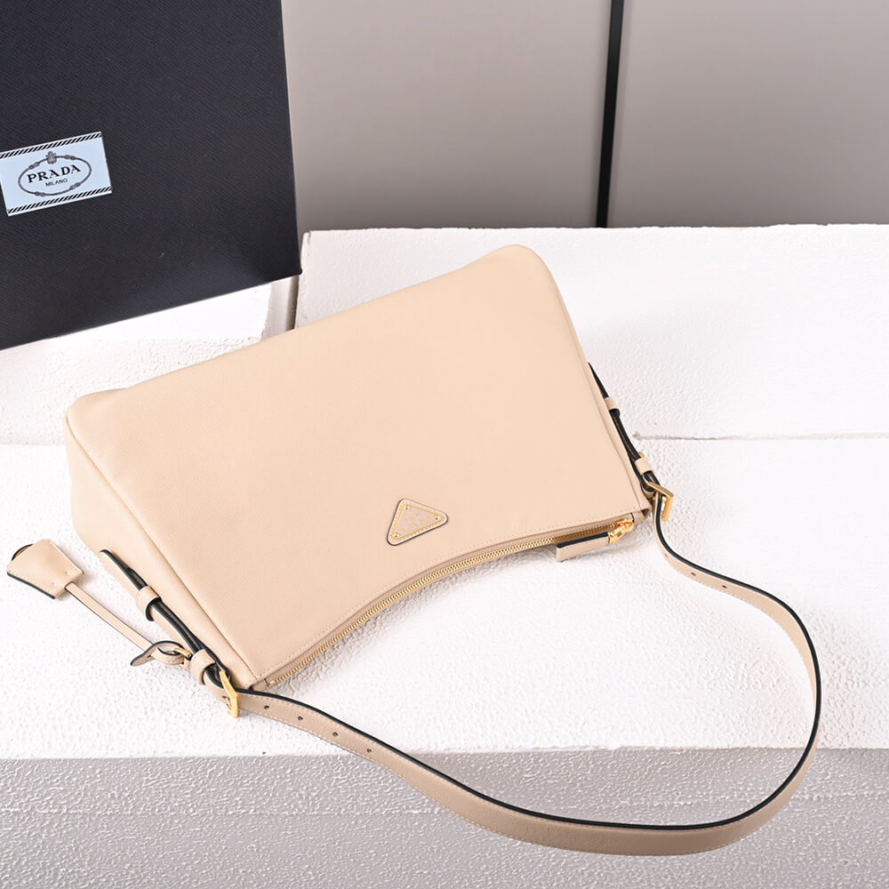 Pra*a Aimee large leather shoulder bag