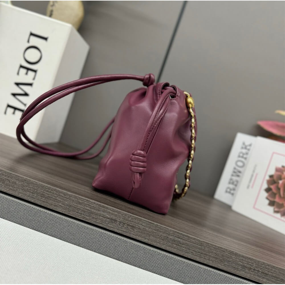 L0ew* Medium Flamenco purse in mellow nappa lambskin(high-end grade)
