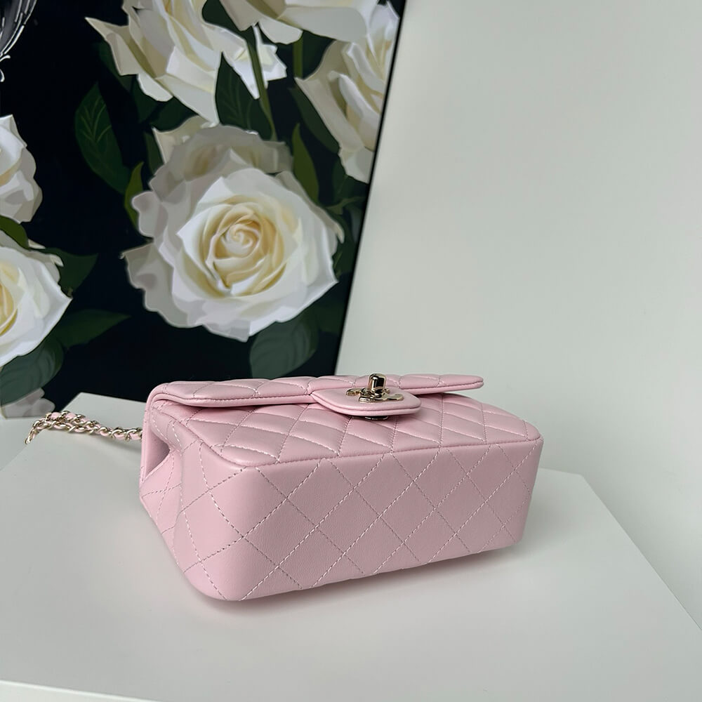 Ch**el Mini Classic Handbag With Top Handle