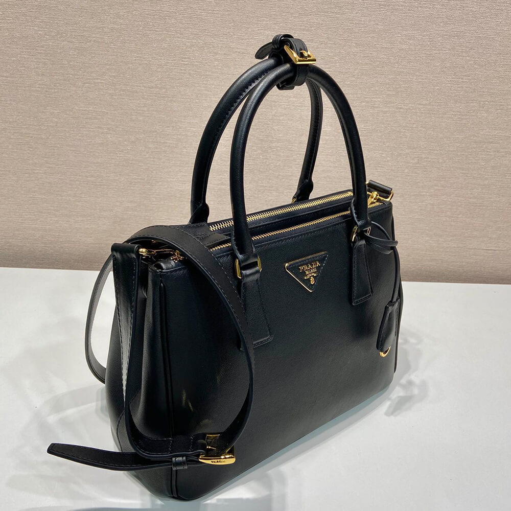Pra*a NEW Medium Pra*a Galleria Smooth leather bag(high-end grade)