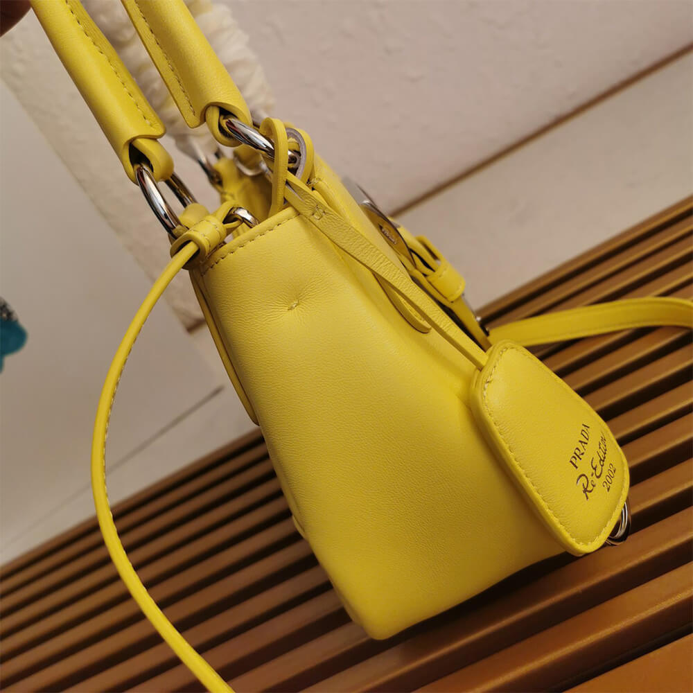 Pra*a Moon padded nappa-leather bag