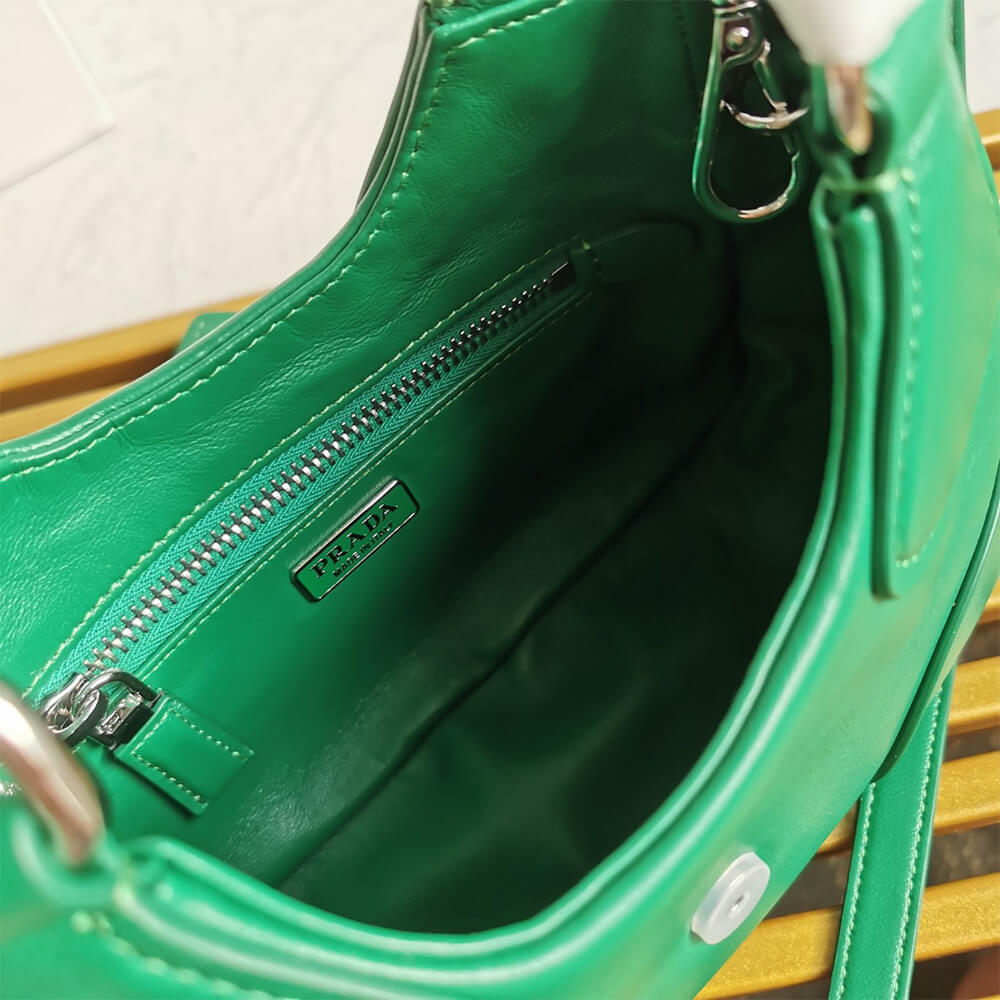 Pra*a Moon padded nappa-leather bag