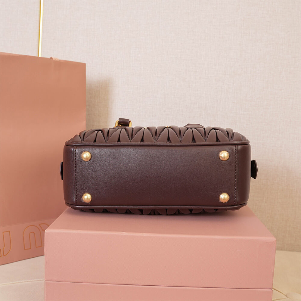 M1um1u Medium Arcadie matelasse nappa Bag(HIGH-END GRADE)
