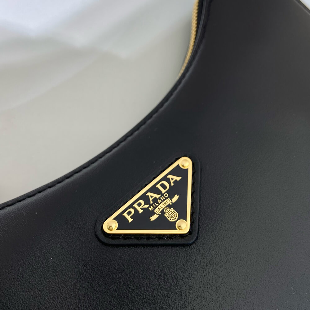 Pra*a Arqué small leather shoulder bag(HIGH-END GRADE)