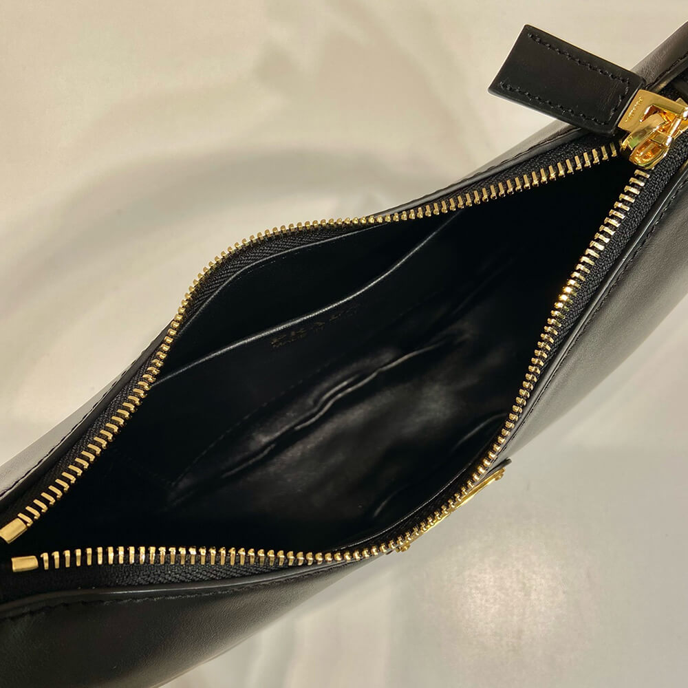 Pra*a Arqué small leather shoulder bag(HIGH-END GRADE)