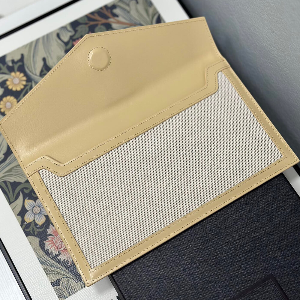 Y51 uptown pouch in canvas and leather