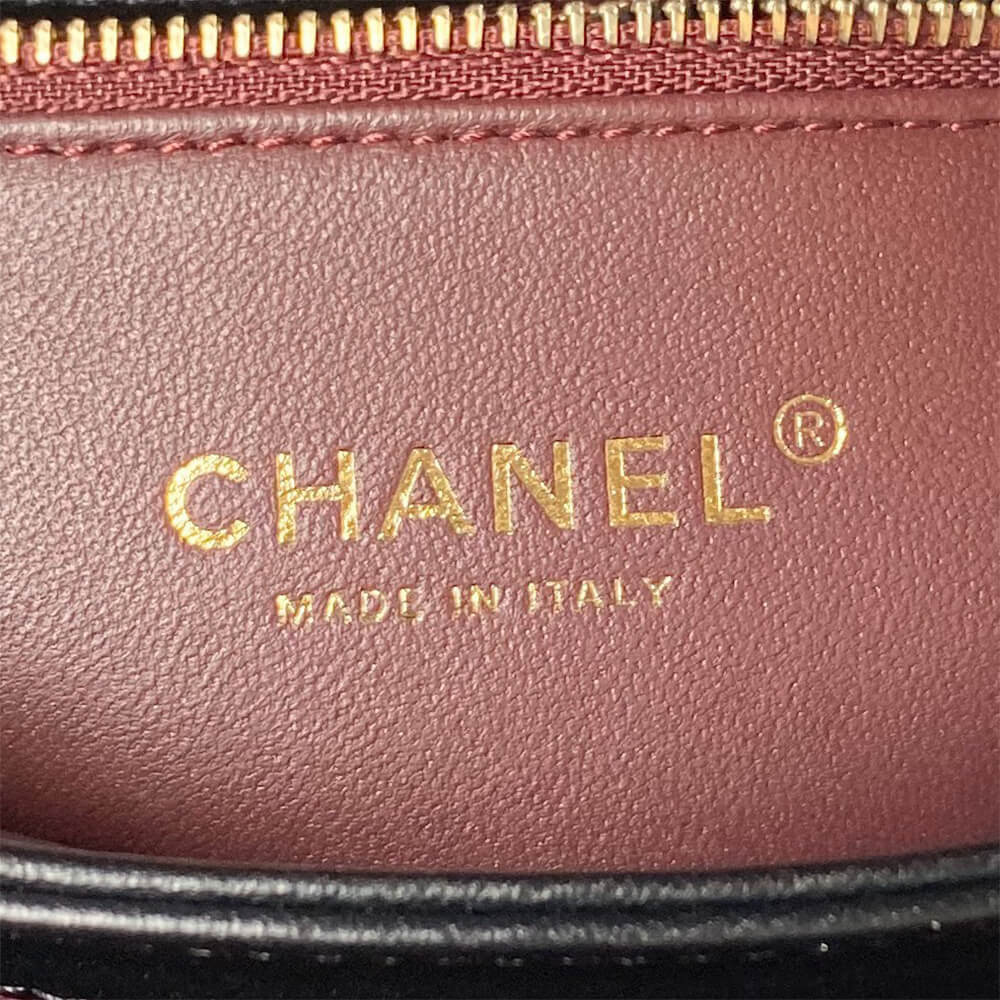 Ch**el FLAP BAG WITH TOP HANDLE
