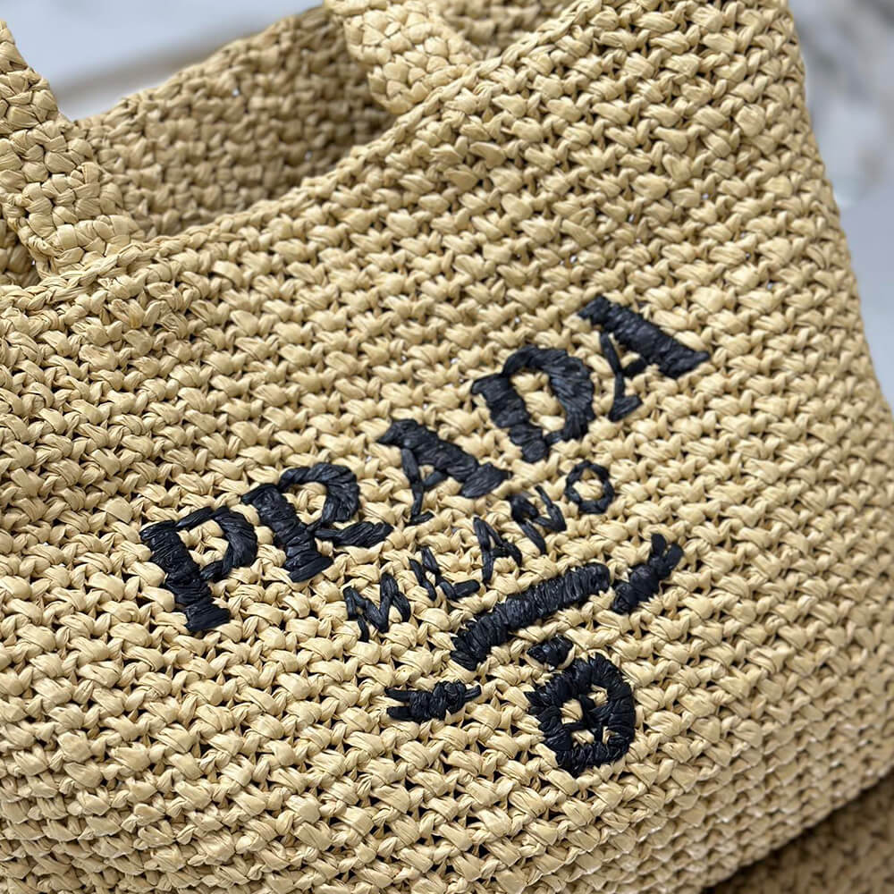 Pra*a Small crochet tote bag(high-end Grade)