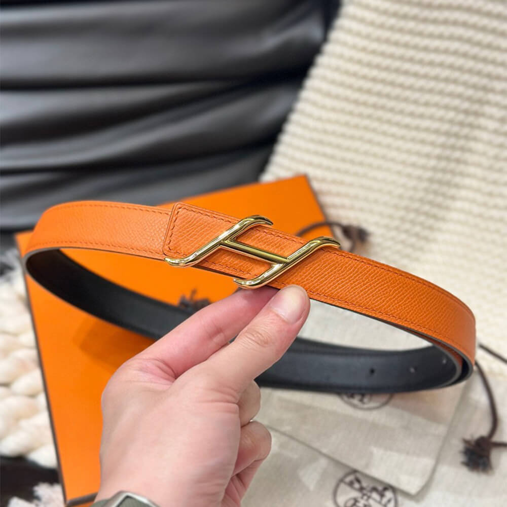 HDN belt buckle & Reversible leather strap 24 mm