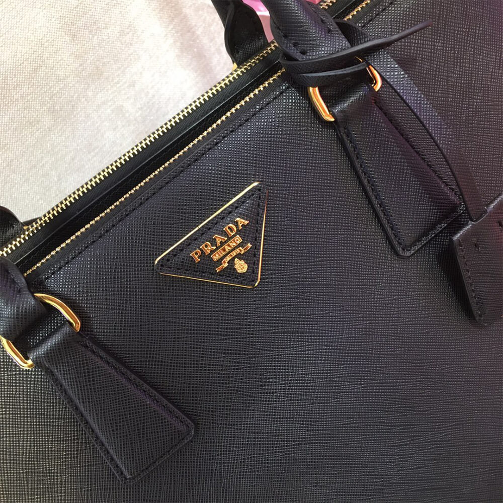 Pra*a Medium Pra*a Galleria Saffiano leather bag(HIGH-END GRADE)