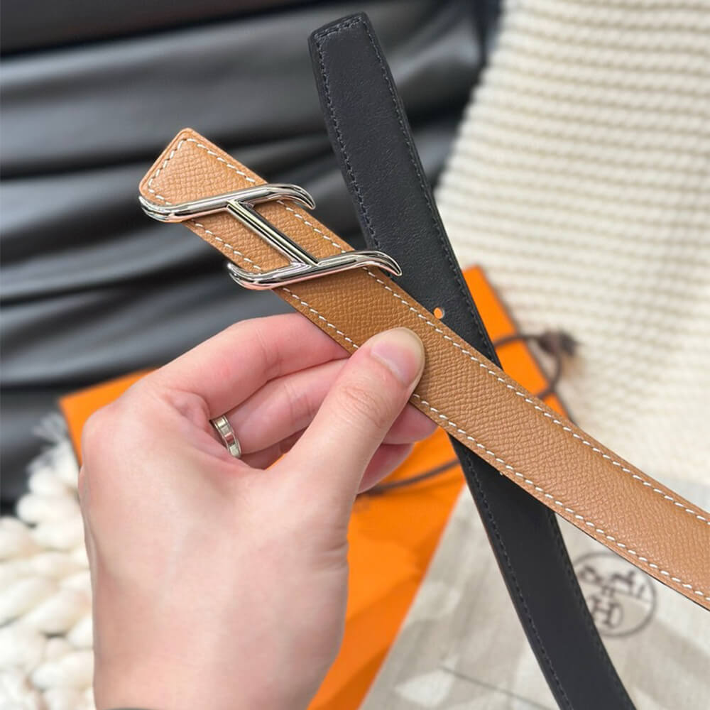 HDN belt buckle & Reversible leather strap 24 mm