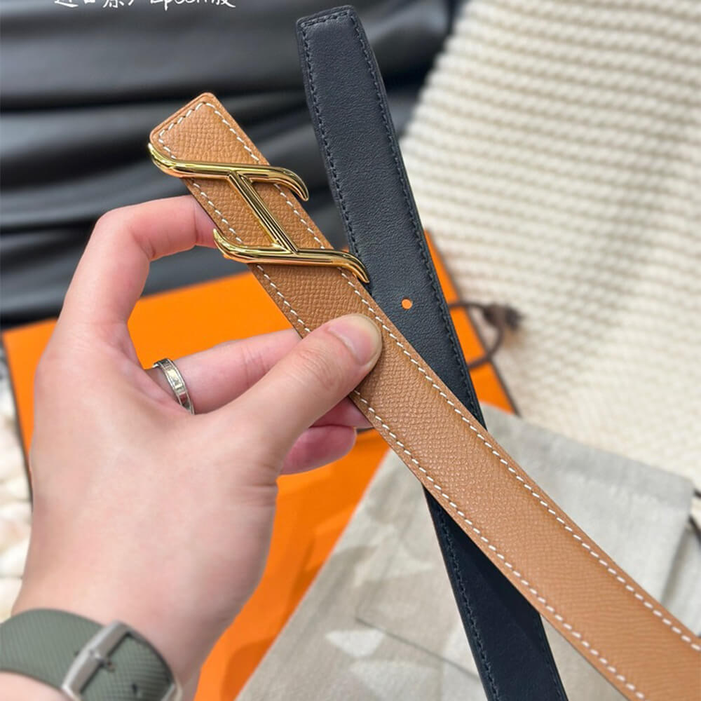 HDN belt buckle & Reversible leather strap 24 mm
