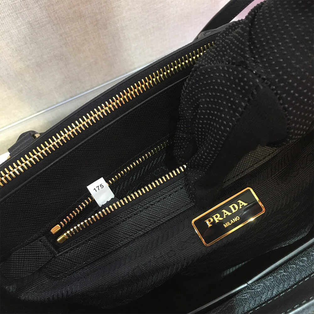Pra*a Medium Pra*a Galleria Saffiano leather bag(HIGH-END GRADE)