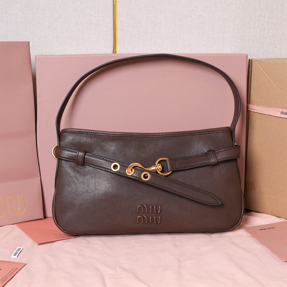 M1um1u Regular Aventure nappa leather bag(HIGH-END GRADE)