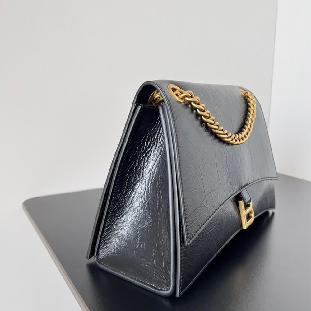 Ba1en*iaga Women’s Crush Chain Bag Medium(HIGH-END GRADE)