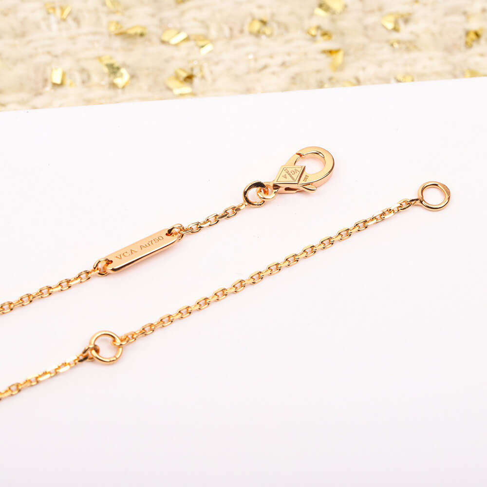 V*n Cl**f & Arpels Lucky Spring pendant, plum blossom