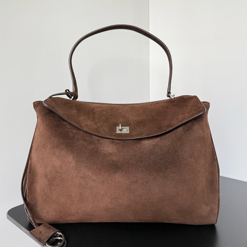 Ba1en*iaga Rodeo Handbag Large Suede(HIGH-END GRADE)