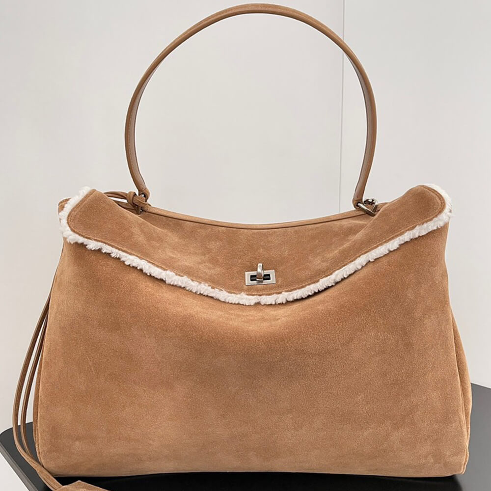 Ba1en*iaga Rodeo Handbag Large Suede(HIGH-END GRADE)