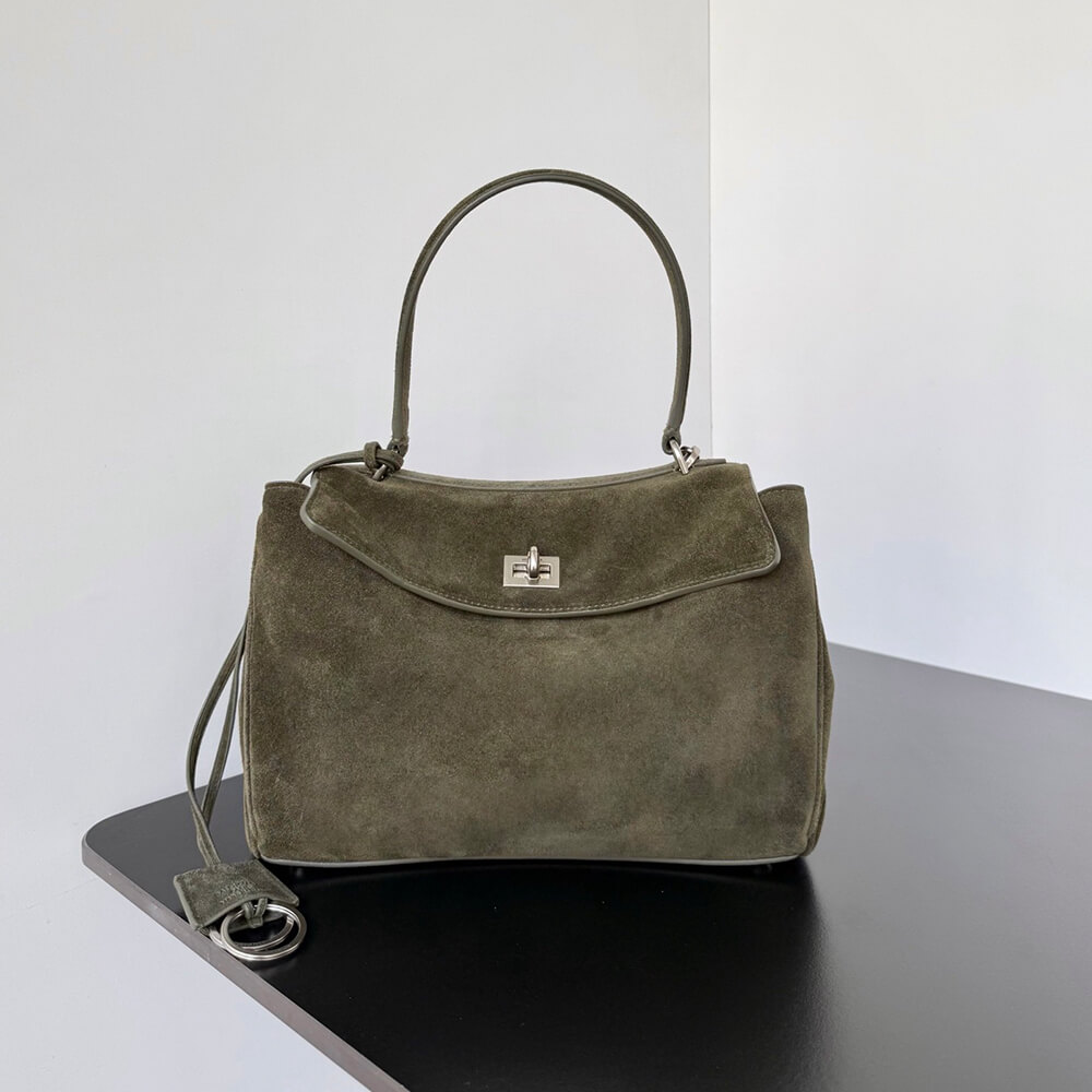 Ba1en*iaga Rodeo Handbag Small Suede(HIGH-END GRADE)