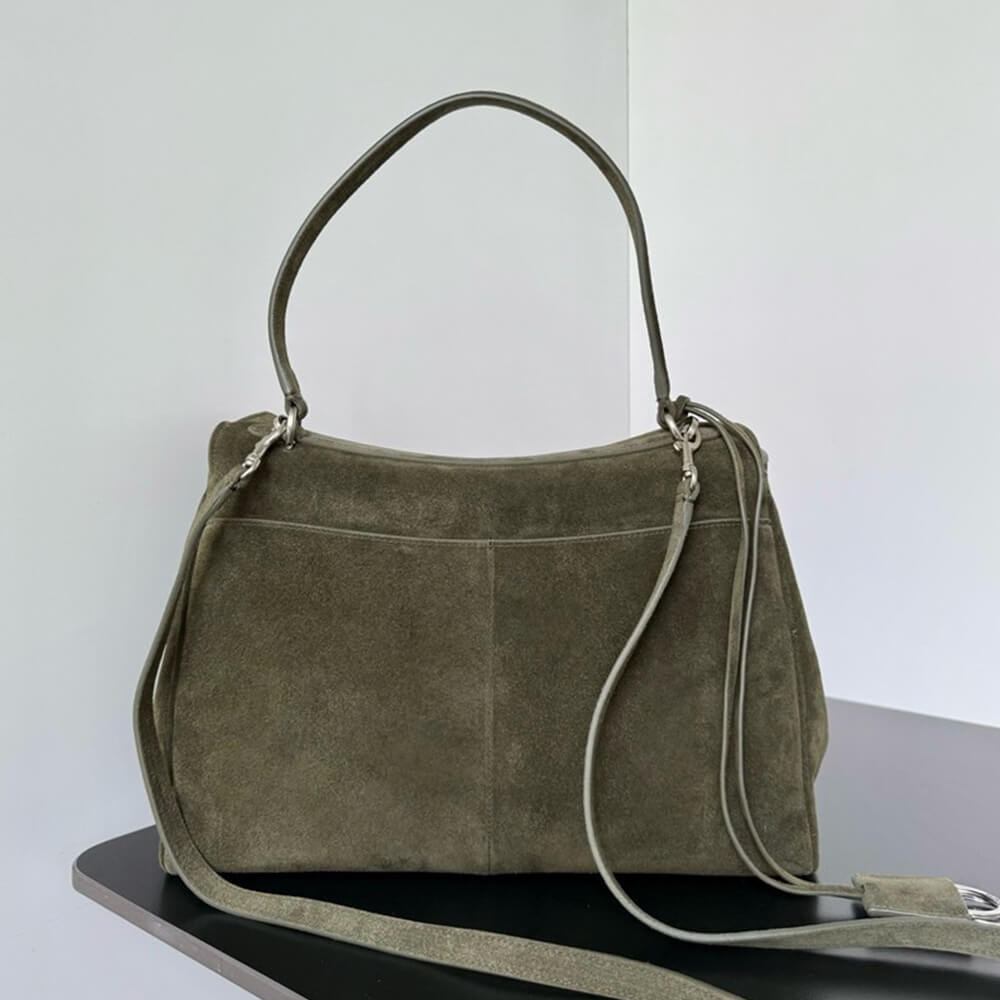 Ba1en*iaga Rodeo Handbag Medium Suede(HIGH-END GRADE)