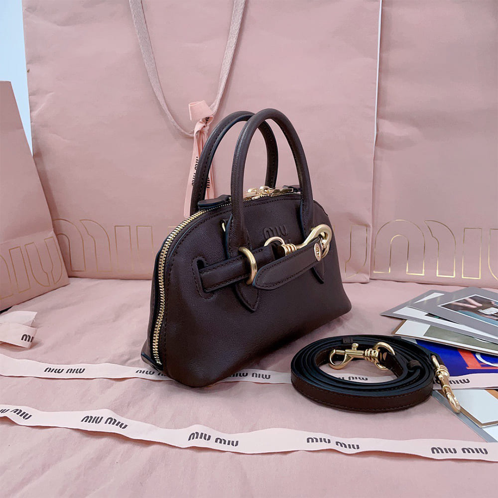 M1um1u Mini Aventure mini nappa leather bag(HIGH-END GRADE)