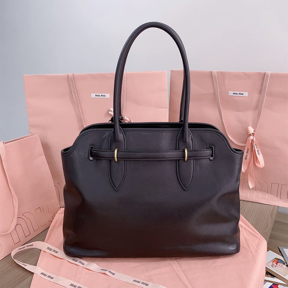 M1um1u Medium Aventure nappa leather bag(HIGH-END GRADE)