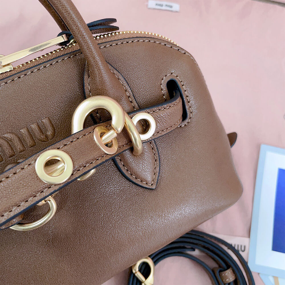 M1um1u Mini Aventure mini nappa leather bag(HIGH-END GRADE)
