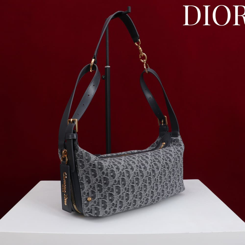 D10r Small D-Journey Bag in Two-Tone Calfskin(HIGH-END GRADE)