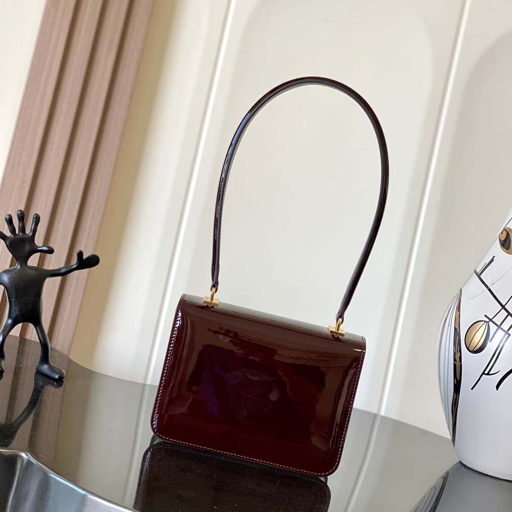 Ce1i*e TEEN GARANCE bag in PATENT CALFSKIN(HIGH-END GRADE)