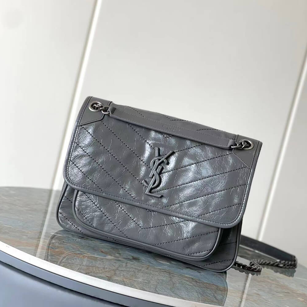 Y51 NIKI MEDIUM IN CRINKLED VINTAGE LEATHER(HIGH-END GRADE)