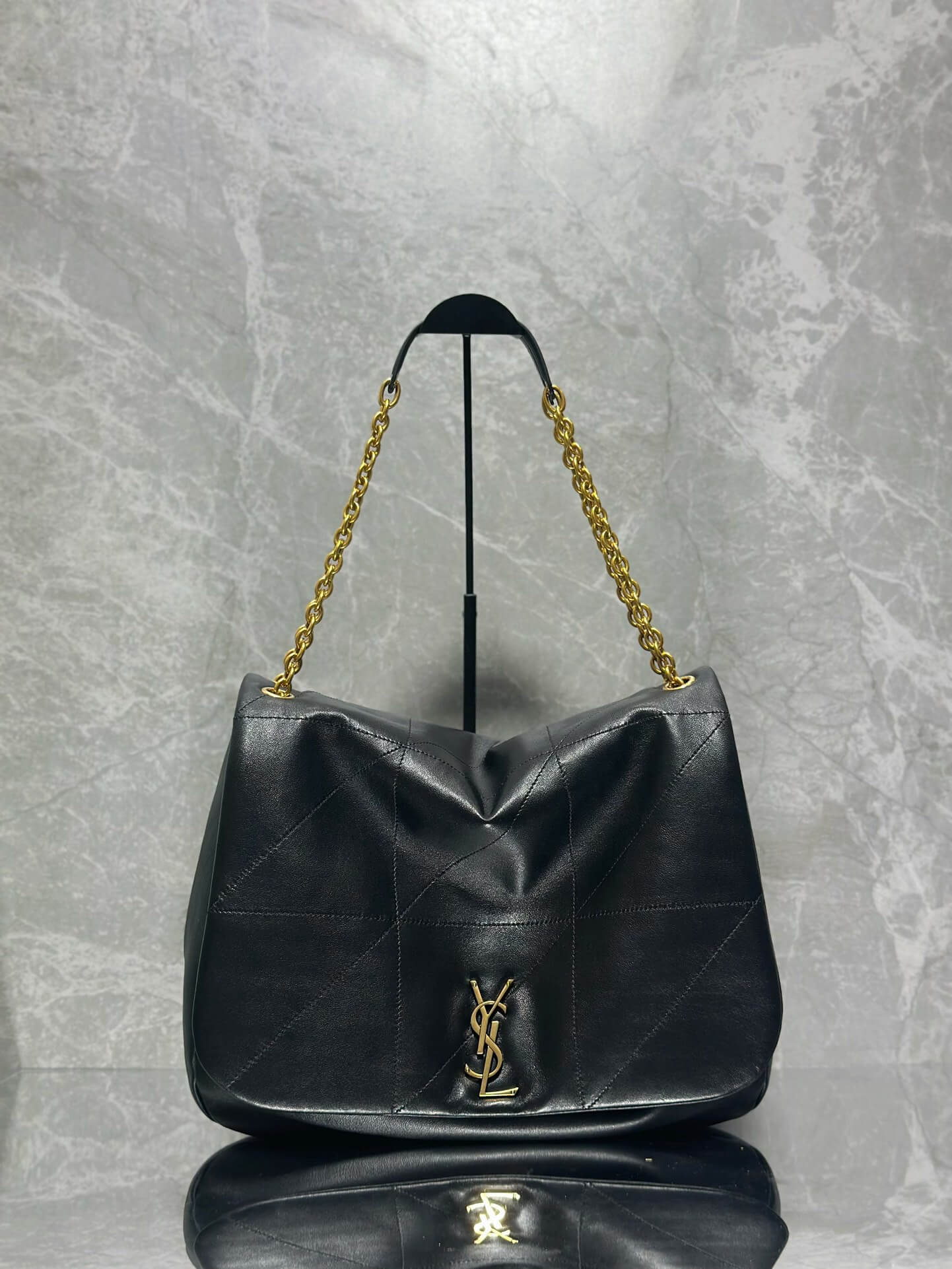 Y51 LARGE Jamie 4.3 in lambskinE(HIGH-END GRADE)