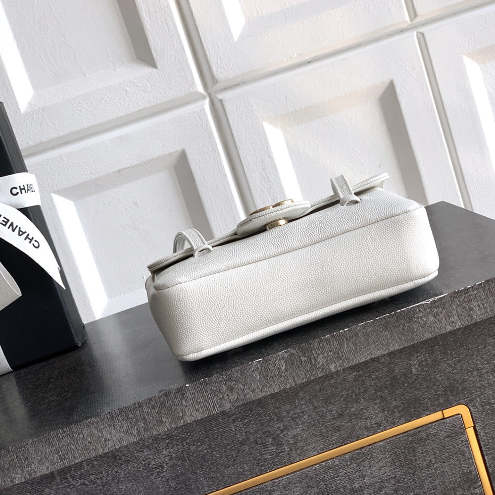 Ch**el Clutch with Leather Strap(HIGH-END GRADE)