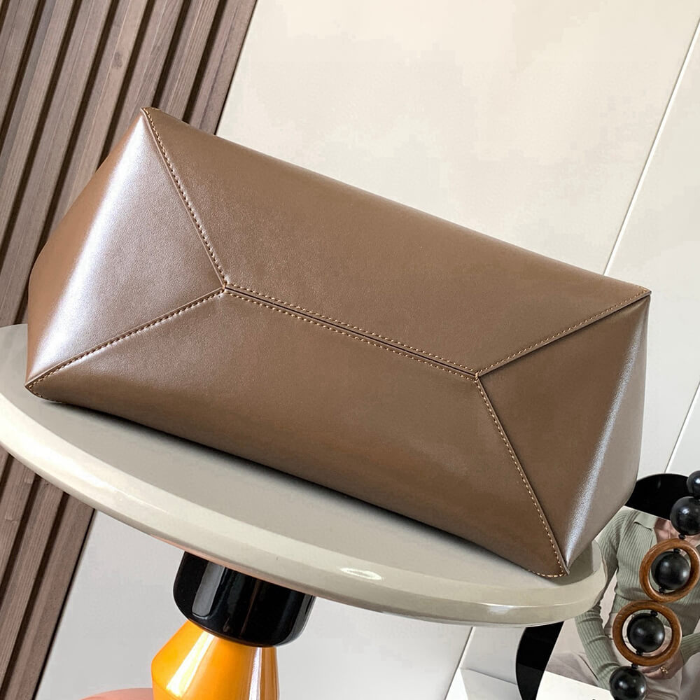 L0ew* XL Puzzle Fold tote in shiny calfskin(HIGH-END GRADE)