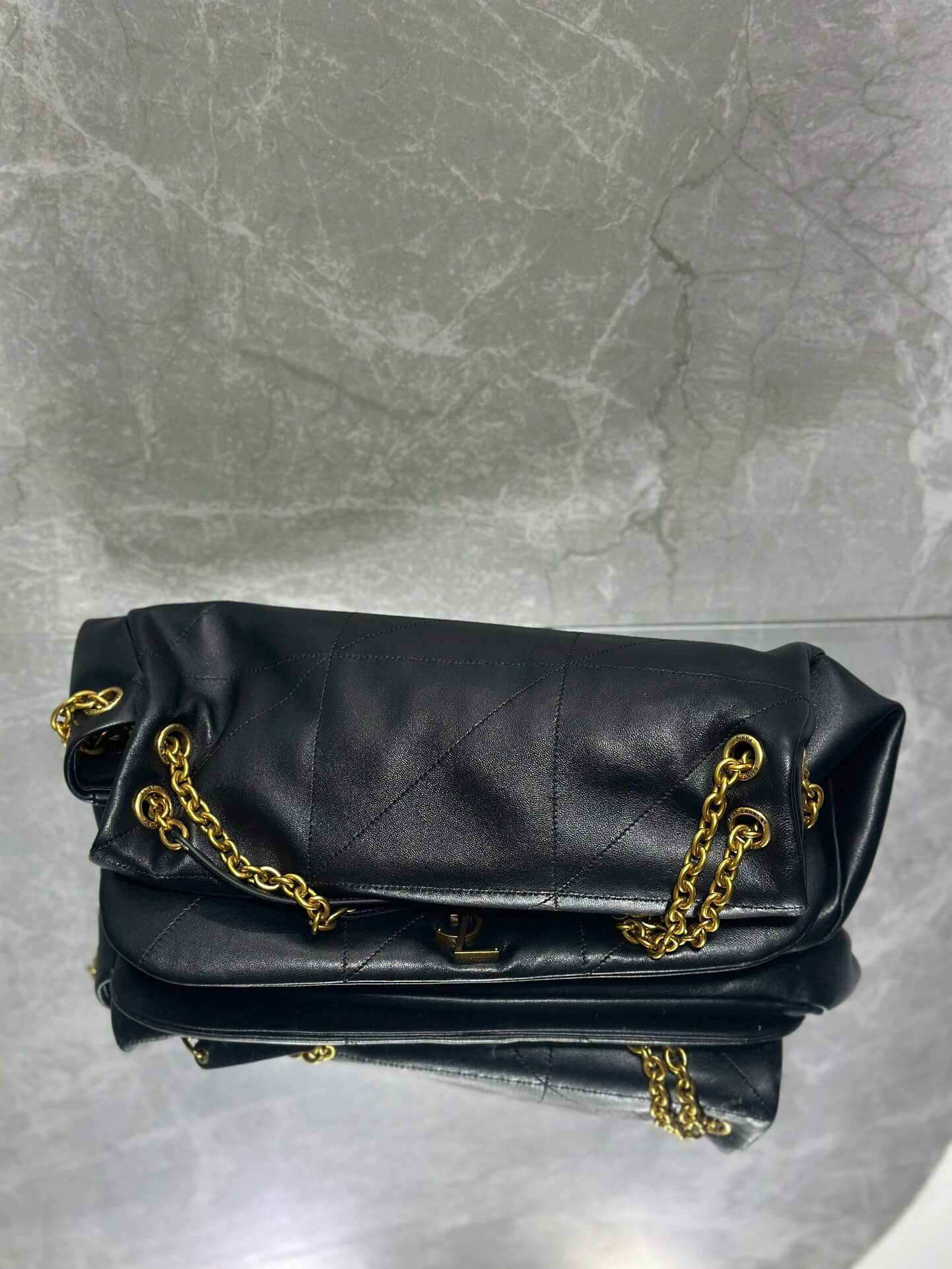 Y51 LARGE Jamie 4.3 in lambskinE(HIGH-END GRADE)