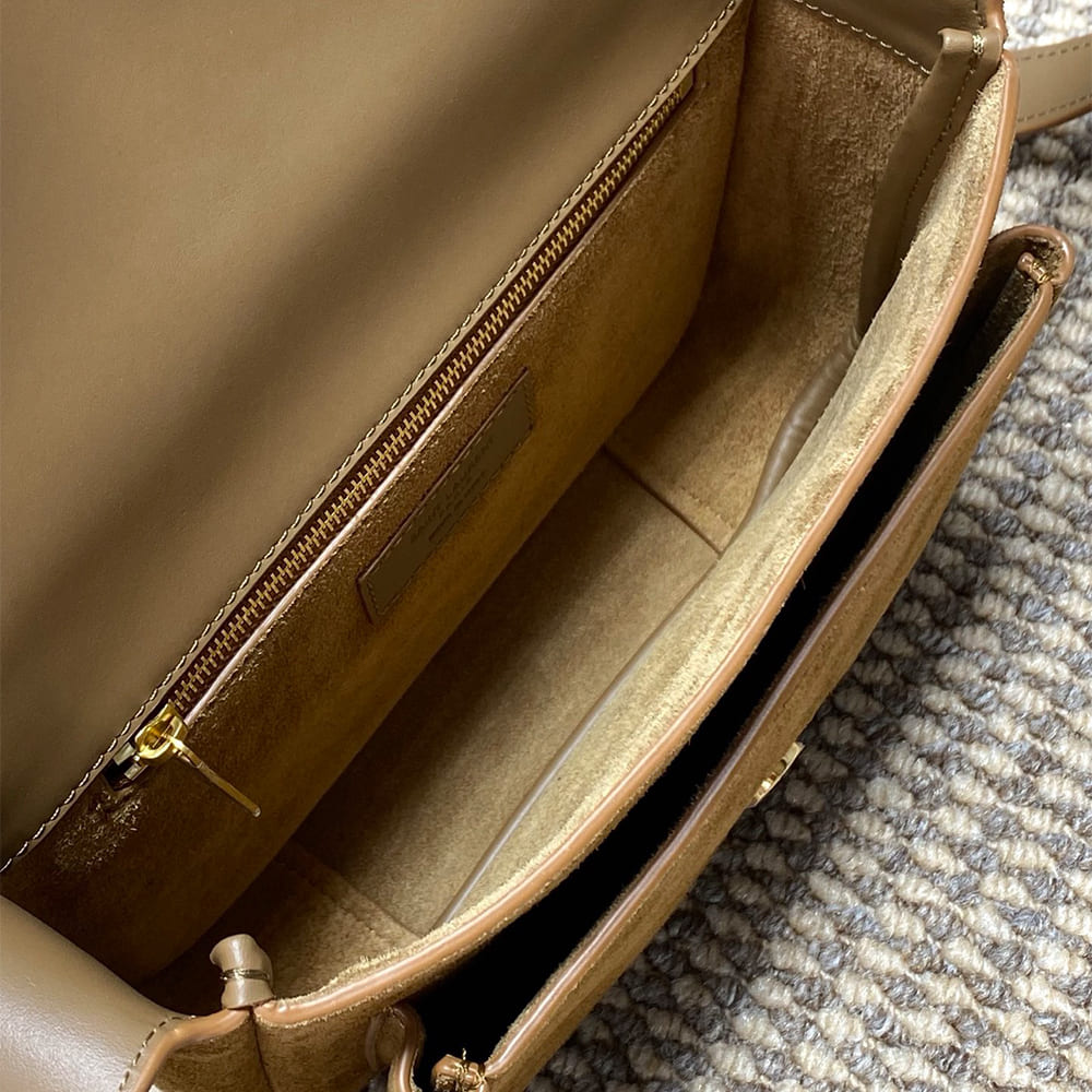 Y51 NIKI satchel in suede(HIGH-END GRADE)