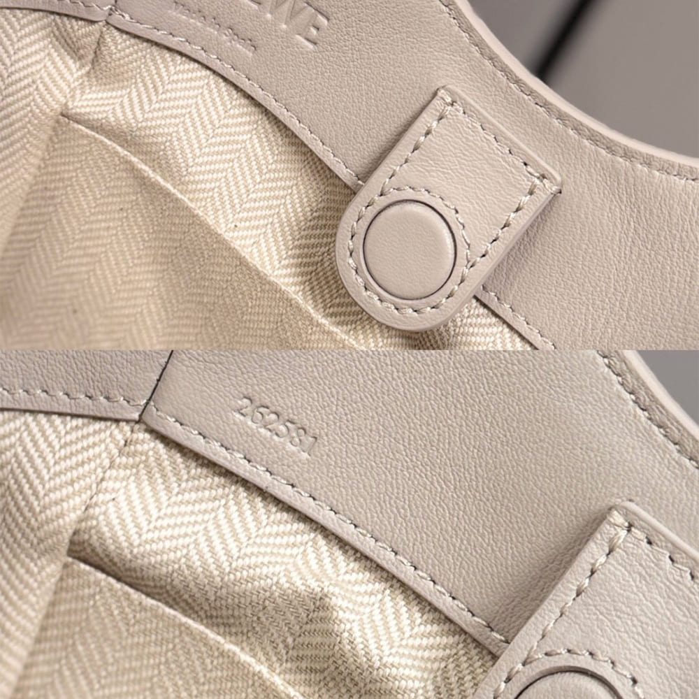 L0ew* Hammock Flip bag in classic calfskin(HIGH-END GRADE)