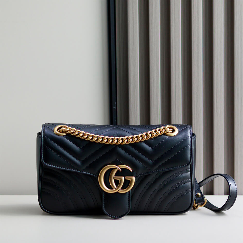 GG Marmont small matelasse shoulder bag(HIGH-END GRADE)
