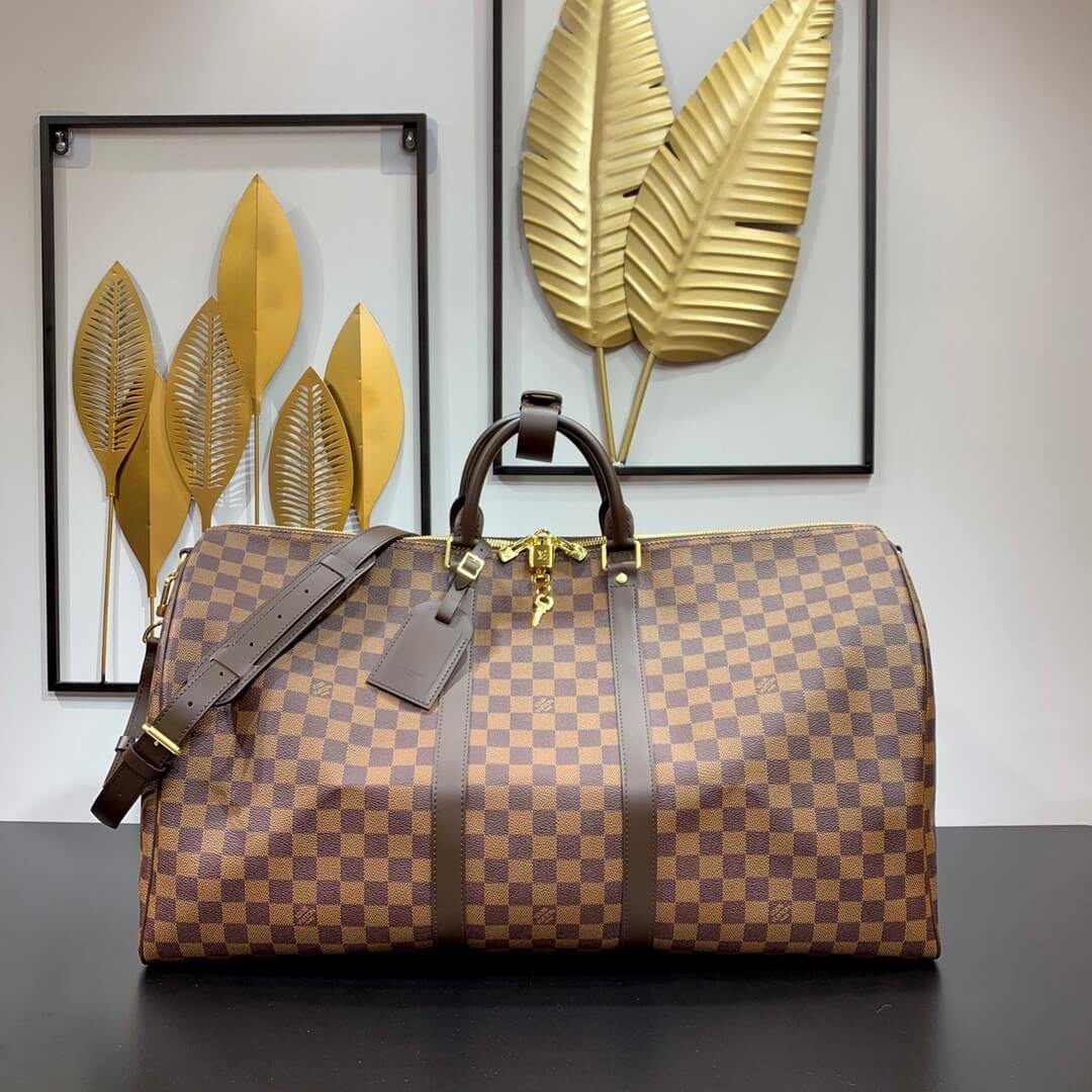 LV Keepall Bandouli??re 55(HIGH-END GRADE)