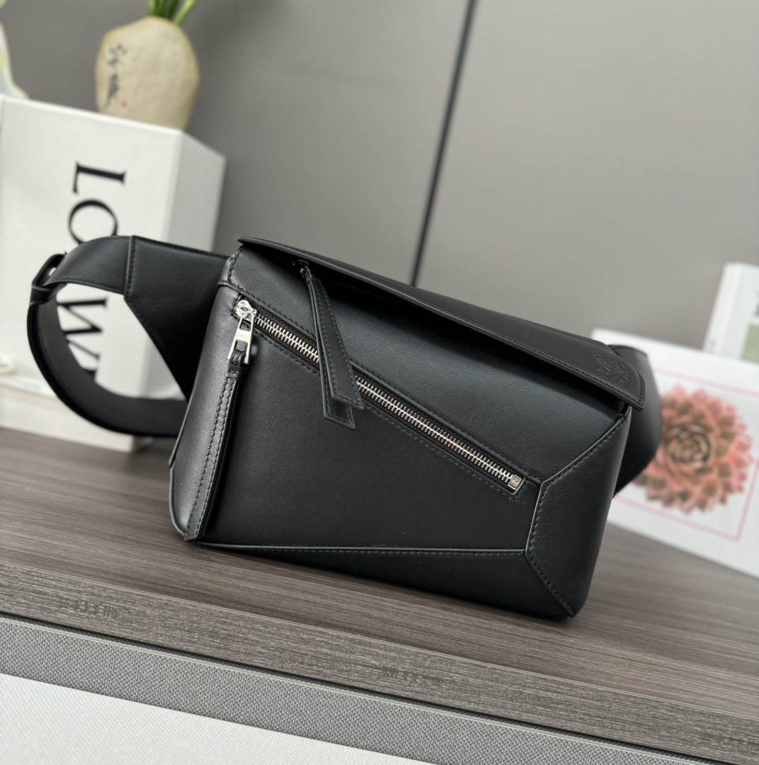 L0ew* Small Puzzle Edge bumbag in classic calfskin(HIGH-END GRADE)