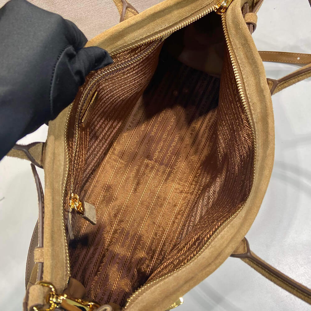 Pra*a Bonnie large leather handbag(TAX-FREE GRADE)