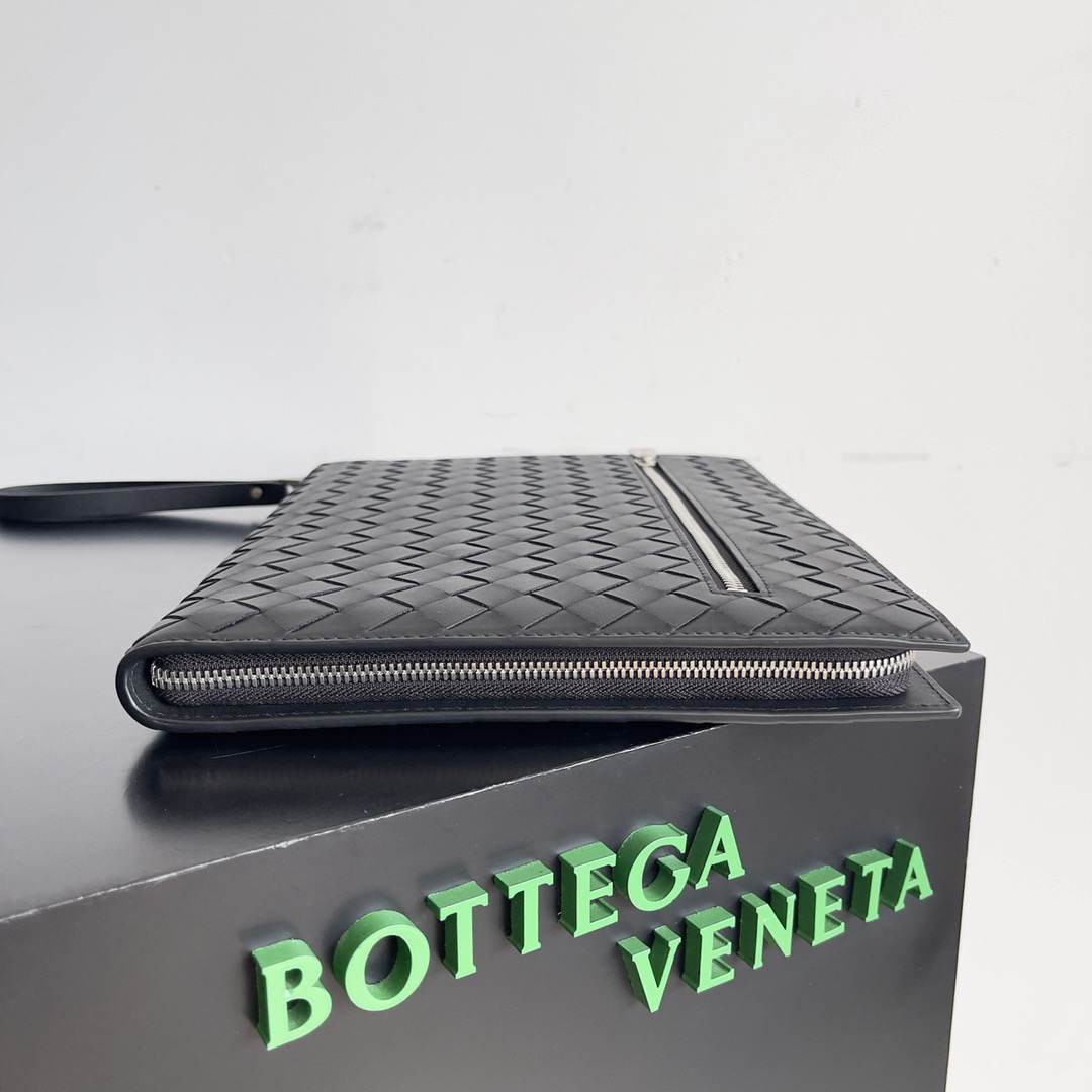 B0tt*ga Ven*ta Intrecciato Document Case With Wristlet(HIGH-END GRADE)