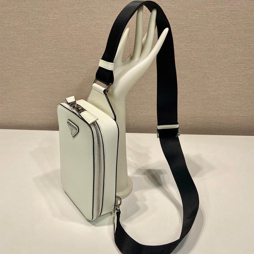 Pra*a Brique Saffiano leather bag(HIGH-END GRADE)