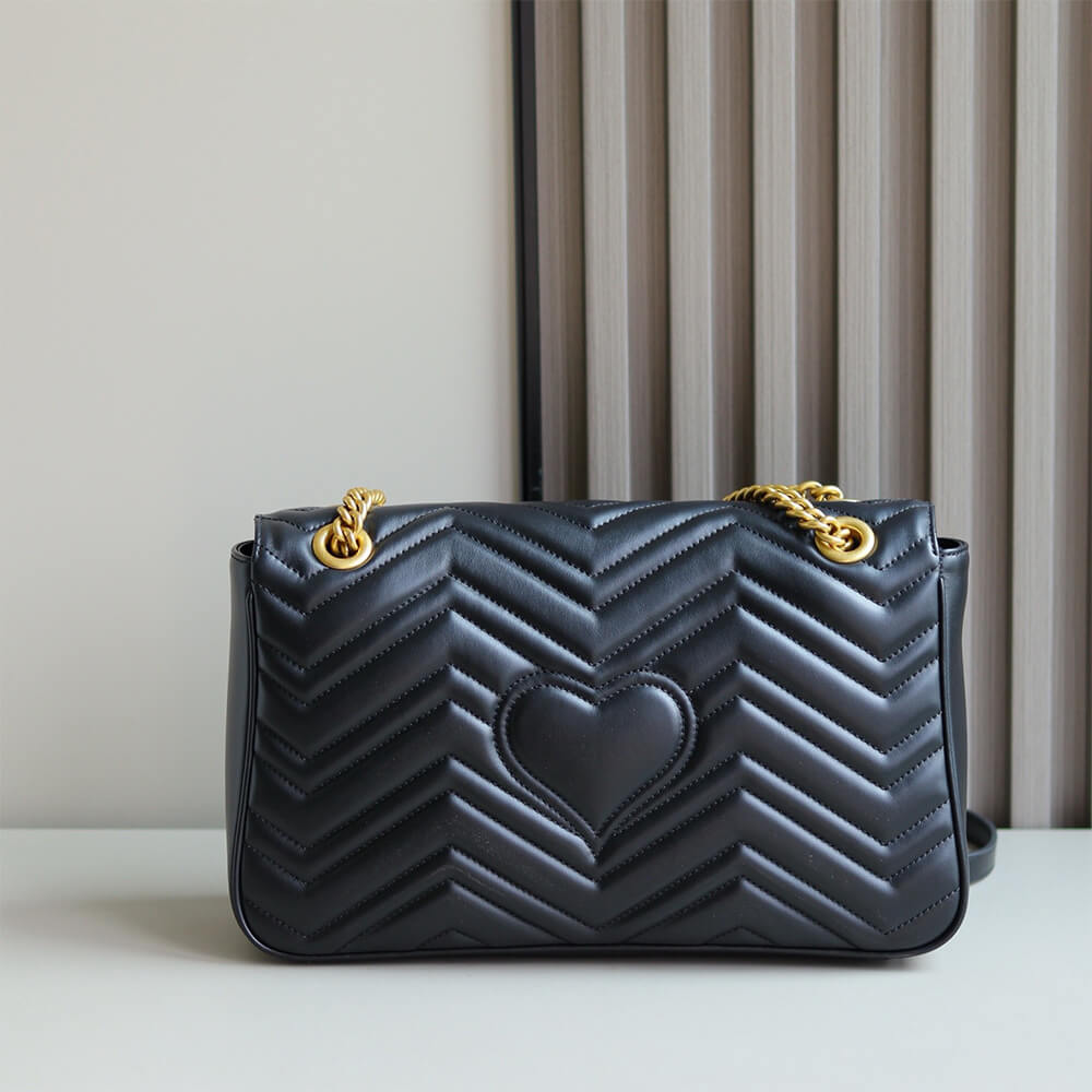 GG Marmont medium matelasse shoulder bag(HIGH-END GRADE)